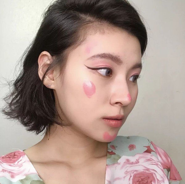 口紅五點法